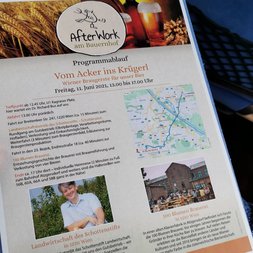 Progamm von AfterWork Landpartie Acker Krügerl