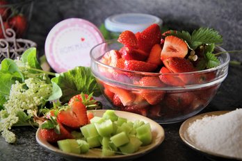 Zutaten für Erdbeermarmelade ©Elisabeth Heidegger/LK Niederösterreich