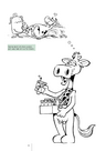 Malvorlage Kuh aus der Broschüre Spiel und Freude mit Milch