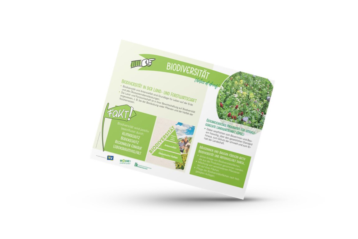 Factsheet Biodiversität in Land- & Forstwirtschaft