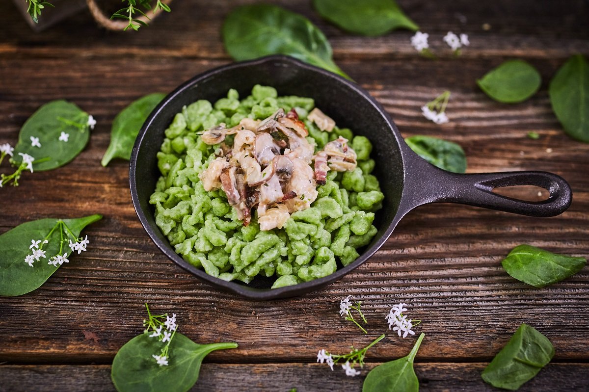 Grüne Spätzle sind die perfekte Beilage im Frühling ©Franz Gleiß/LK Niederösterreich