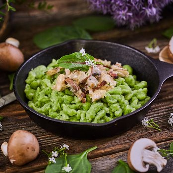 Spinatspätzle