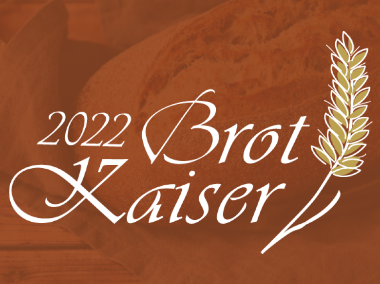 Goldene Ähre mit schwarzem Text Brot-Kaiser