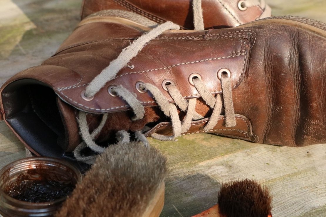 Stiefel polieren