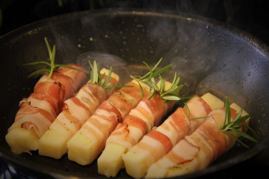 Schafschnittkäse in der Pfanne ©Elisabeth Heidegger/LK Niederösterreich