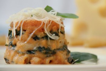 Überbackene Vollkornnudeln