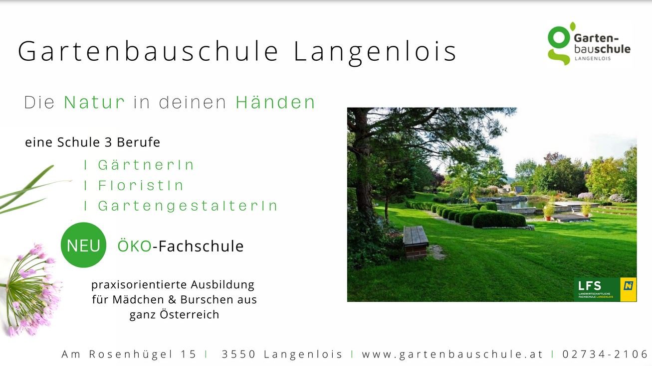 Schul.Info.Tag Gartenbauschule Langenlois Titelimage