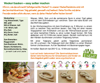 Geflochtene Weckerl aus Weizenmehl