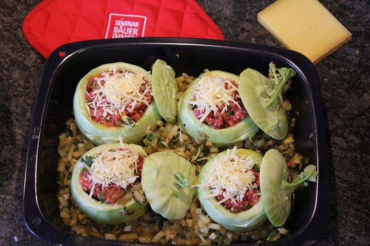 Die gefüllten Kohlrabi ca. 35 bis 45 Minuten garen. ©Elisabeth Heidegger/LK Niederösterreich