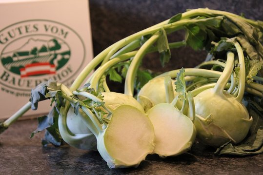Kohlrabi von Gutes vom Bauernhof ©Elisabeth Heidegger/LK Niederösterreich