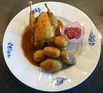 Rebhuhn zubereitet ©pixabay