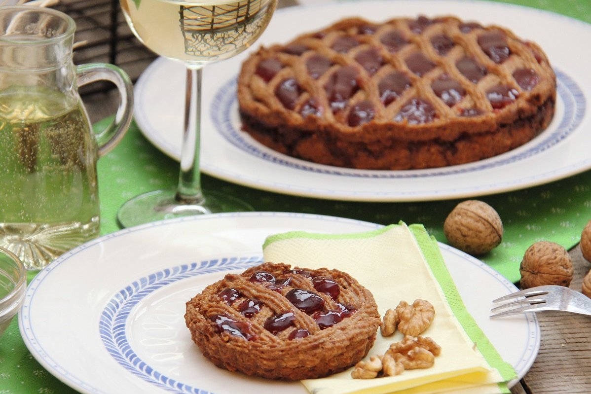 Grammeltorte angerichtet