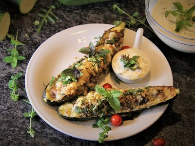 Gefüllte Zucchini mit Käse überbacken ©Elisabeth Heidegger/LK Niederösterreich