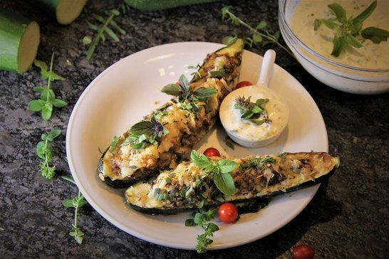 Gefüllte Zucchini mit Käse überbacken ©Elisabeth Heidegger/LK Niederösterreich