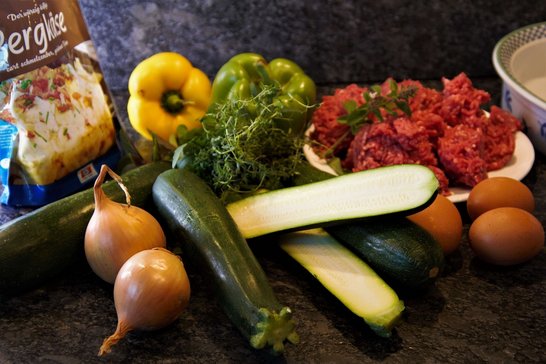 Zutaten für gefüllte Zucchini ©Elisabeth Heidegger/LK Niederösterreich