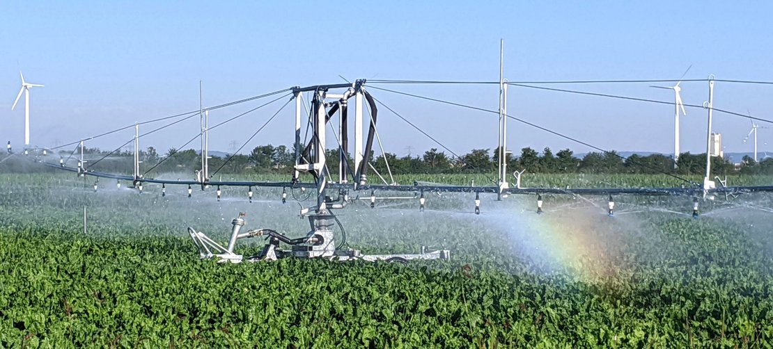 Effiziente Beregnung mit Düsenwagen