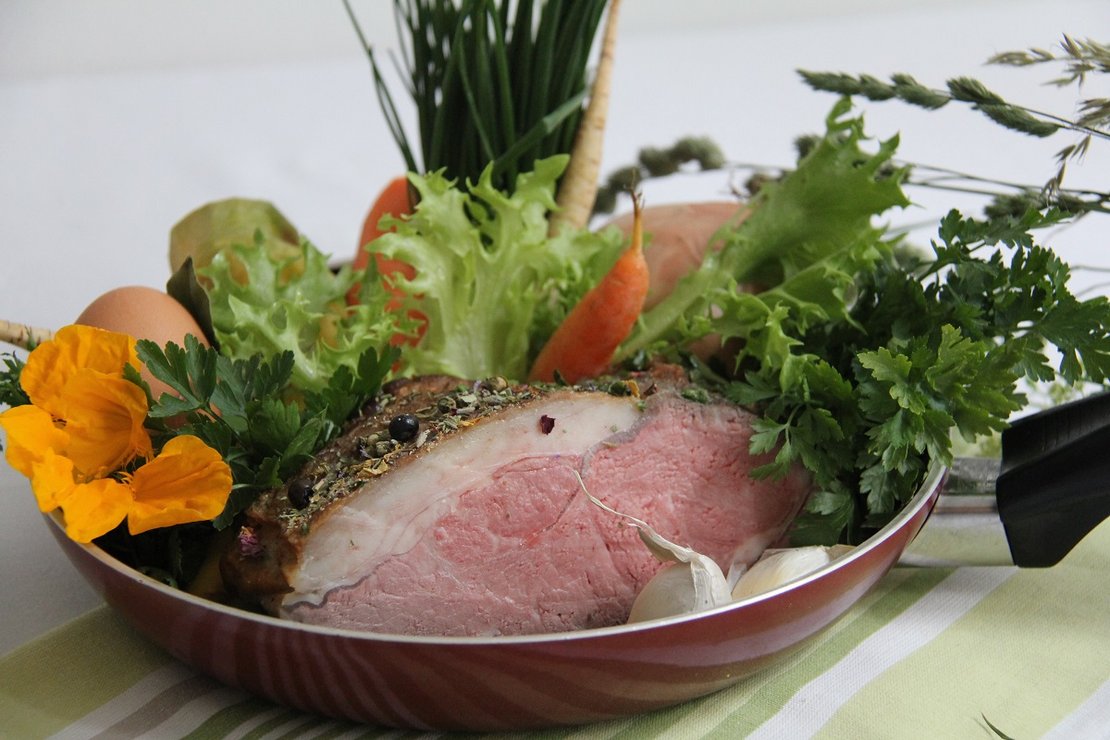 Rindfleisch mit Suppengemüse