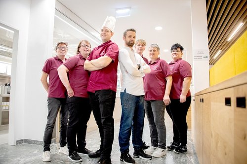 Das Küchenteam vom Betriebsrestaurant zum LandWirt