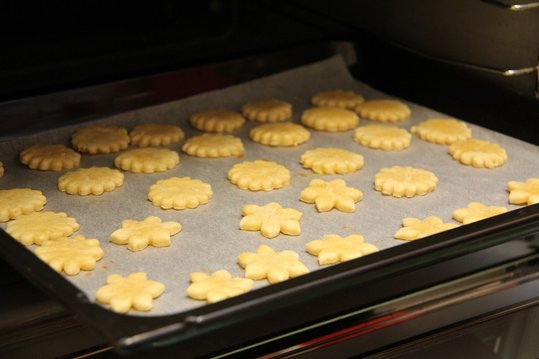 Erdäpfelkekse im Backrohr