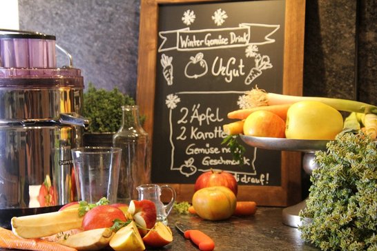 Entsafter mit Gemüse ©Elisabeth Heidegger/LK Niederösterreich