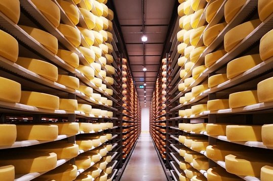 Käselager für Hartkäse ©Teresa Neuhold/LK Niederösterreich