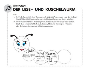 Lesewurm Anleitung