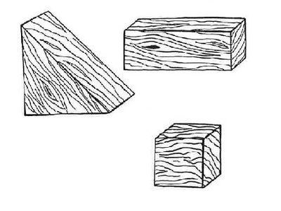 Strukturdruck mit Holz: Material & Anleitung