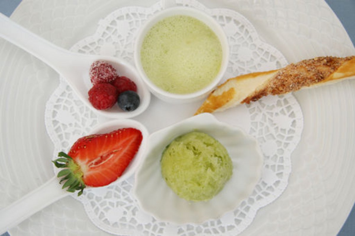 Grüner Apfelschaum mit Limonen-Basilikum–Sorbet - Landwirtschaft verstehen Grüner Apfelschaum mit Limonen-Basilikum–Sorbet - Landwirtschaft verstehen