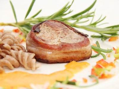 Schweinsmedaillons im Speckmantel