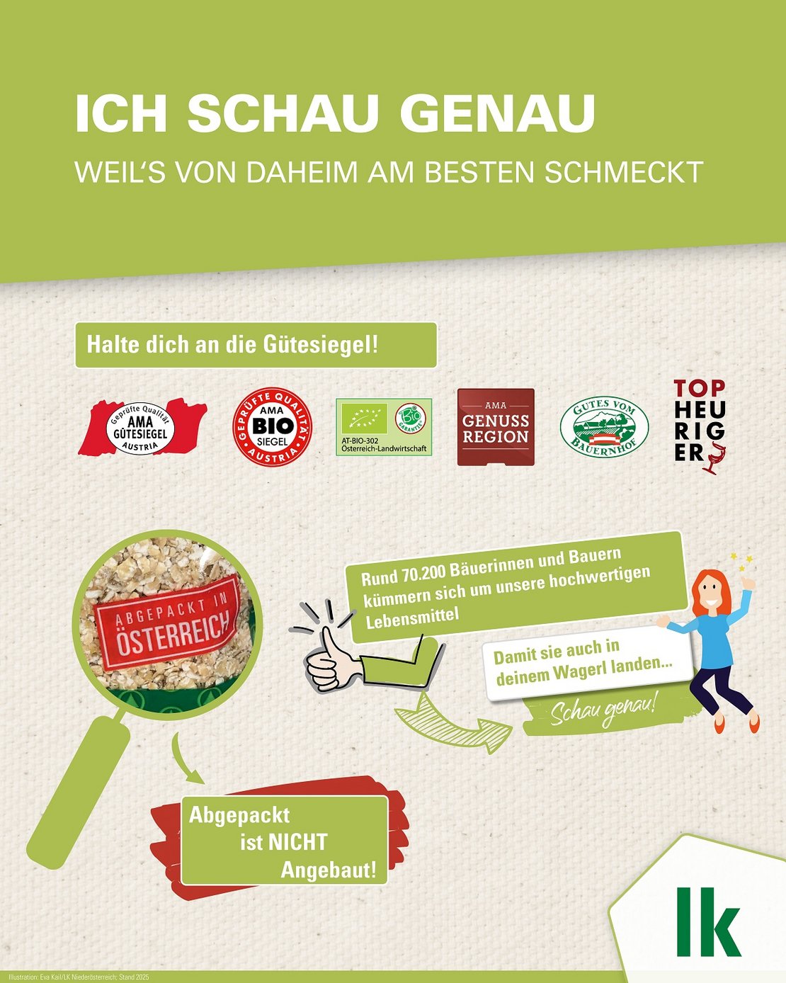 Augen auf bei den Gütesiegeln: Nicht jedes Logo garantiert Herkunft und geprüfte Qualität.