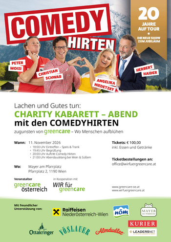 Charity Kabarett – Abend mit den COMEDYHIRTEN Titelimage