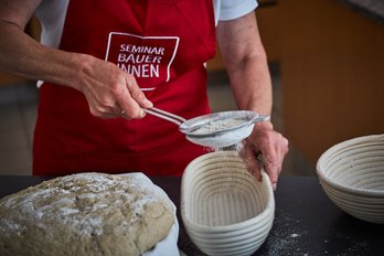 Brotkörberl wird ausgestaubt