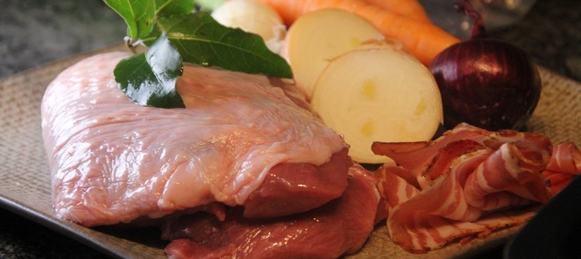 Zutaten für gefüllte Putenoberkeule ©Elisabeth Heidegger/LK Niederösterreich