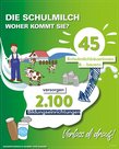 45 Schulmilchbäuerinnen und -bauern in Österreich beliefern 2100 Bildungseinrichtungen.