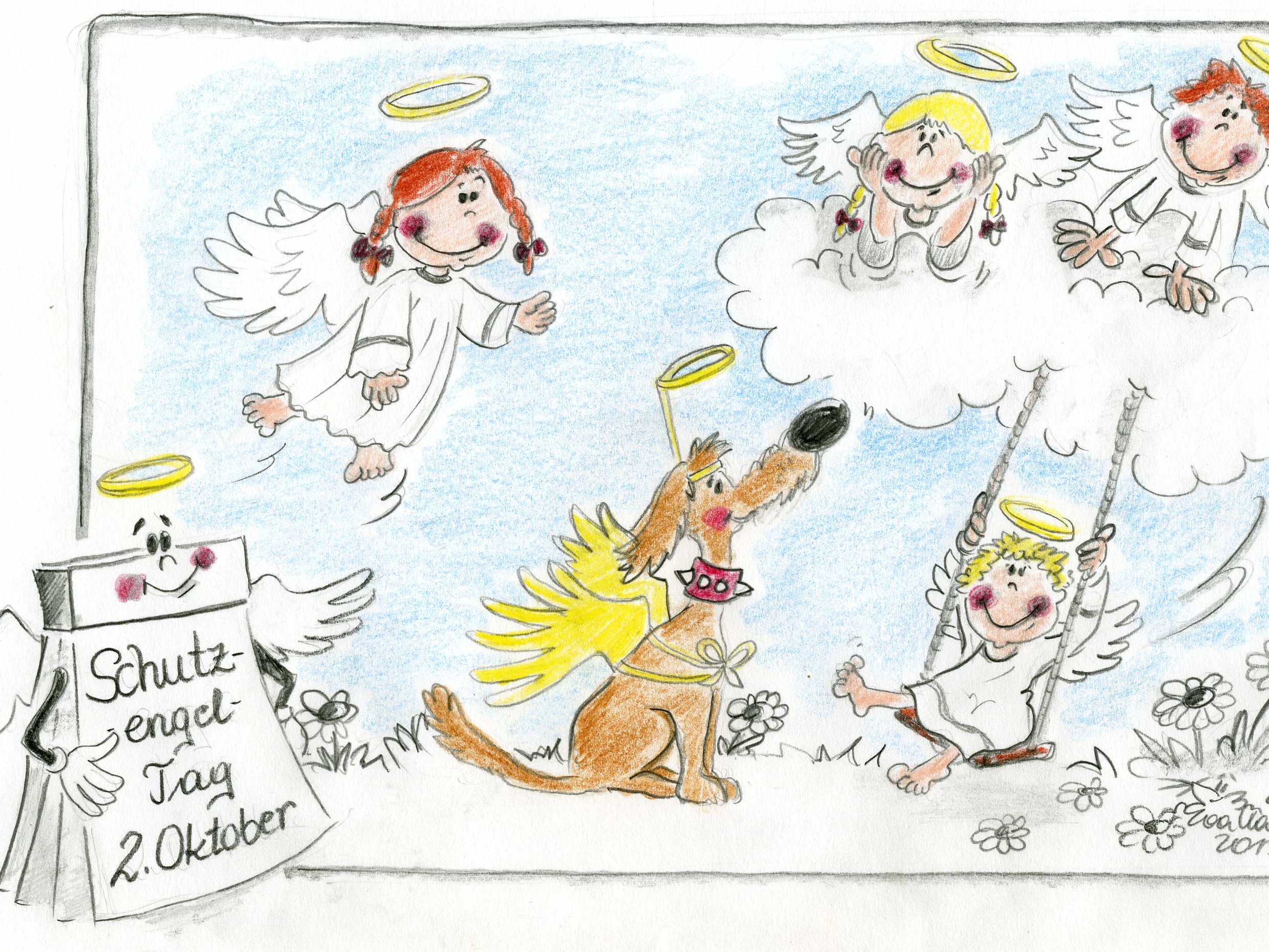 Illustration Schutzengel