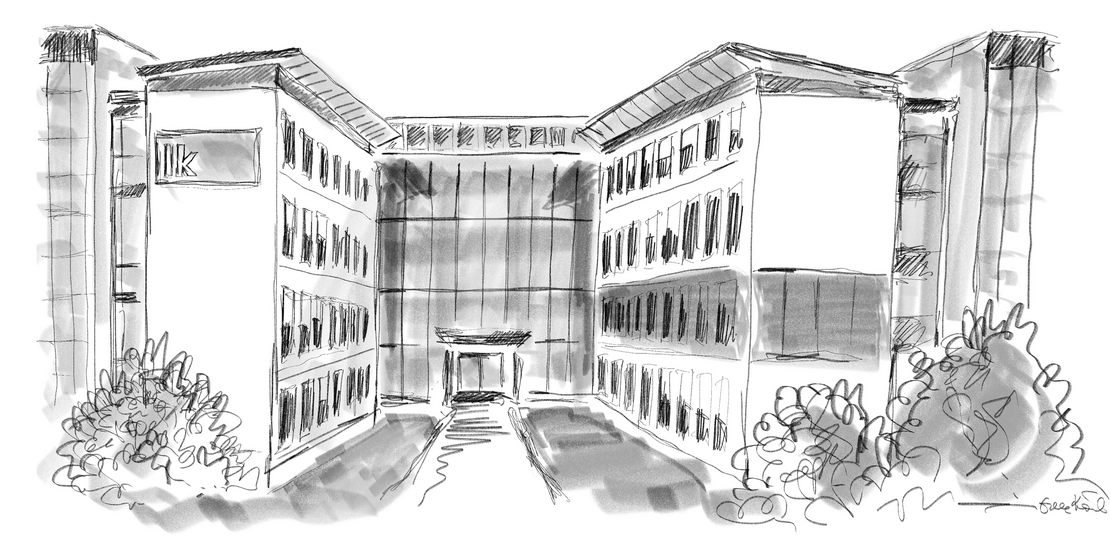 Illustration der Landwirtschaftskammer Niederösterreich in schwarz-weiß 2022