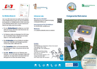 Folder Kindgerechte Melkstation der Landwirtschaftskammer Österreich im Rahmen des EU-Schulprogramms für Milch, Obst und Gemüse