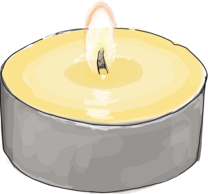 Illustration Teelicht ©Eva Kail/LK Niederösterreich