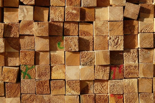 Holz kann auch nach der Schnittart unterschieden werden. ©pixabay