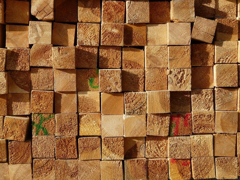 Holz kann auch nach der Schnittart unterschieden werden. ©pixabay