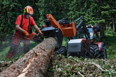 Maschinelle Holzverarbeitung ©BMLRT/Alexander Haiden