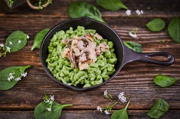 Grüne Spätzle sind die perfekte Beilage im Frühling ©Franz Gleiß/LK Niederösterreich