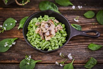 Grüne Spätzle sind die perfekte Beilage im Frühling ©Franz Gleiß/LK Niederösterreich