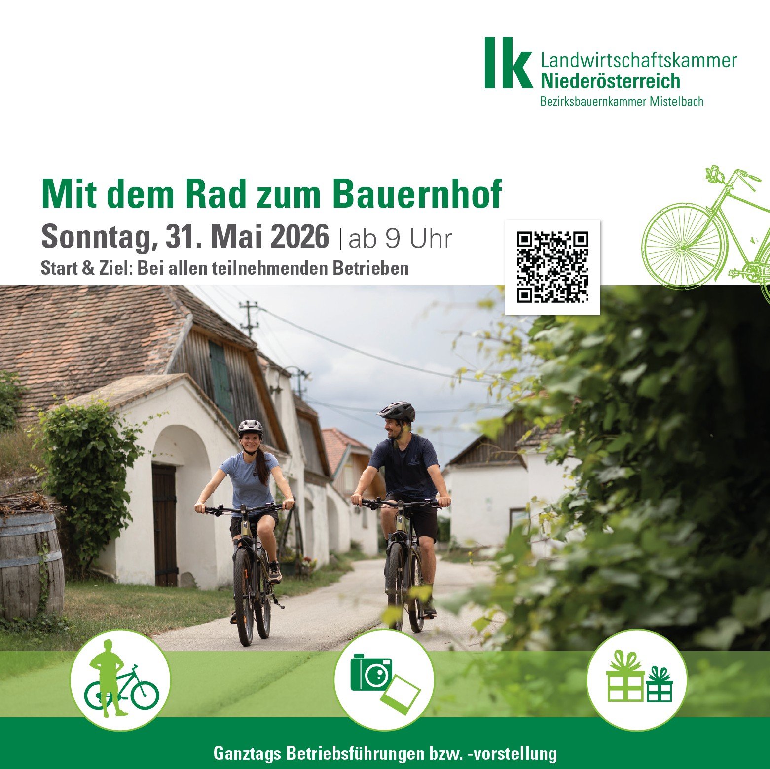 Mit dem Rad zum Bauernhof Titelimage