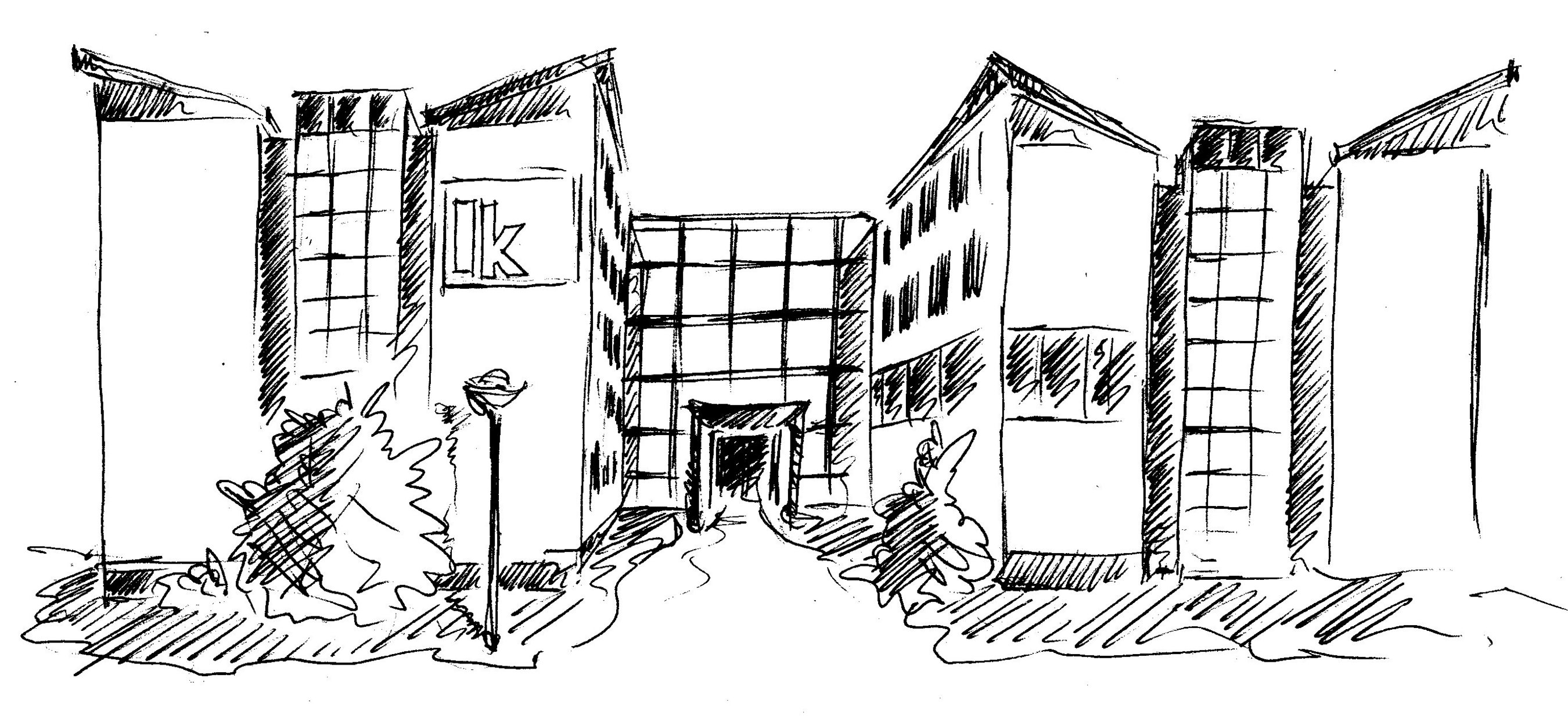 Illustration der Landwirtschaftskammer Niederösterreich in schwarz-weiß